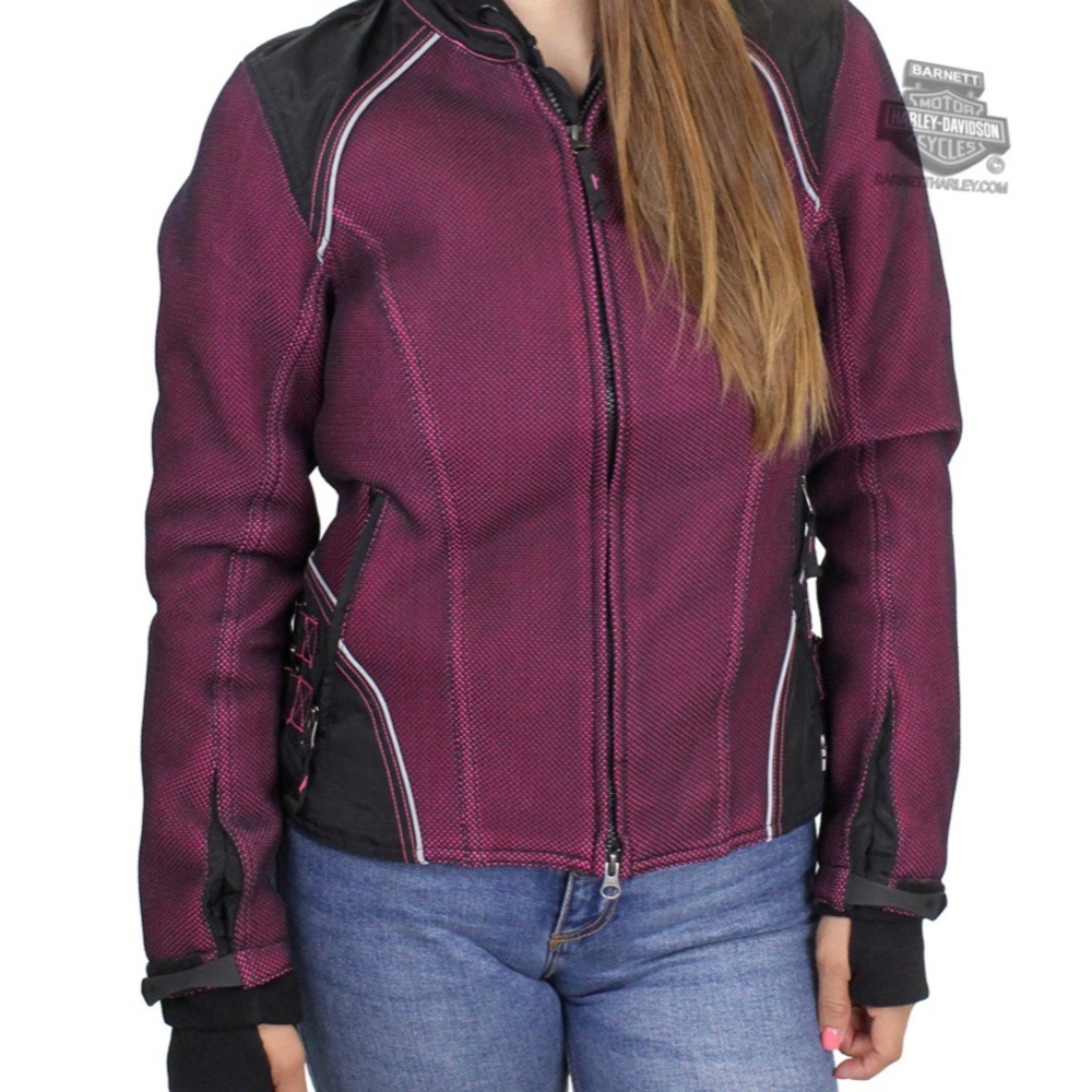 Harley Davidson pink label mesh jacket Small